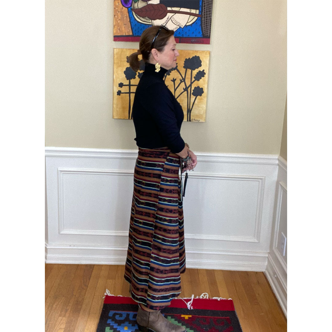 Antigua Skirt - Black/Rust