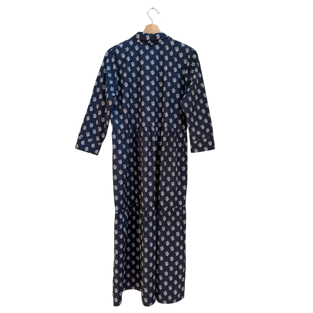 Ofelia Maxi Dress - Navy Berry