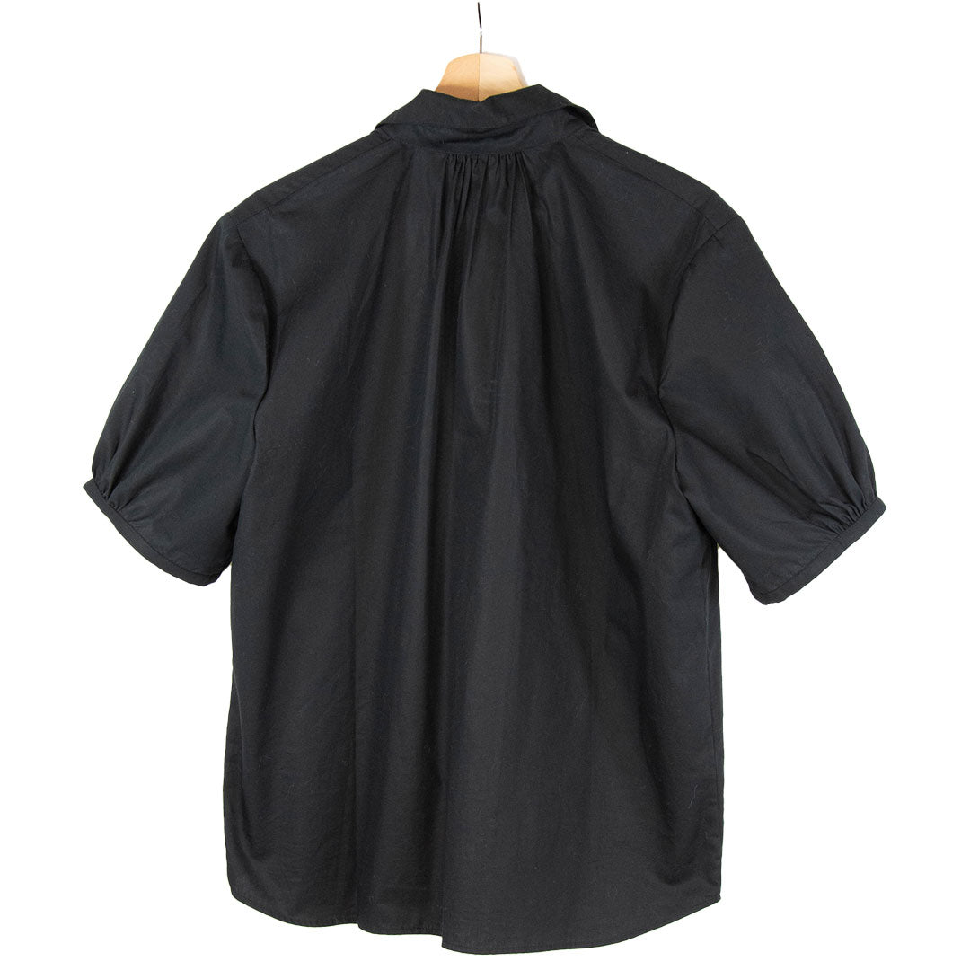 Kathya Popover Top - Black
