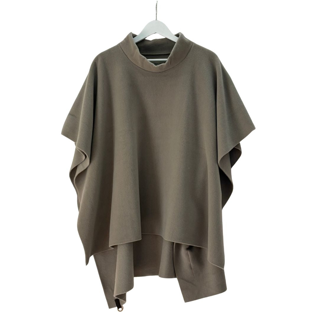 Agnes Poncho - Elephant Grey