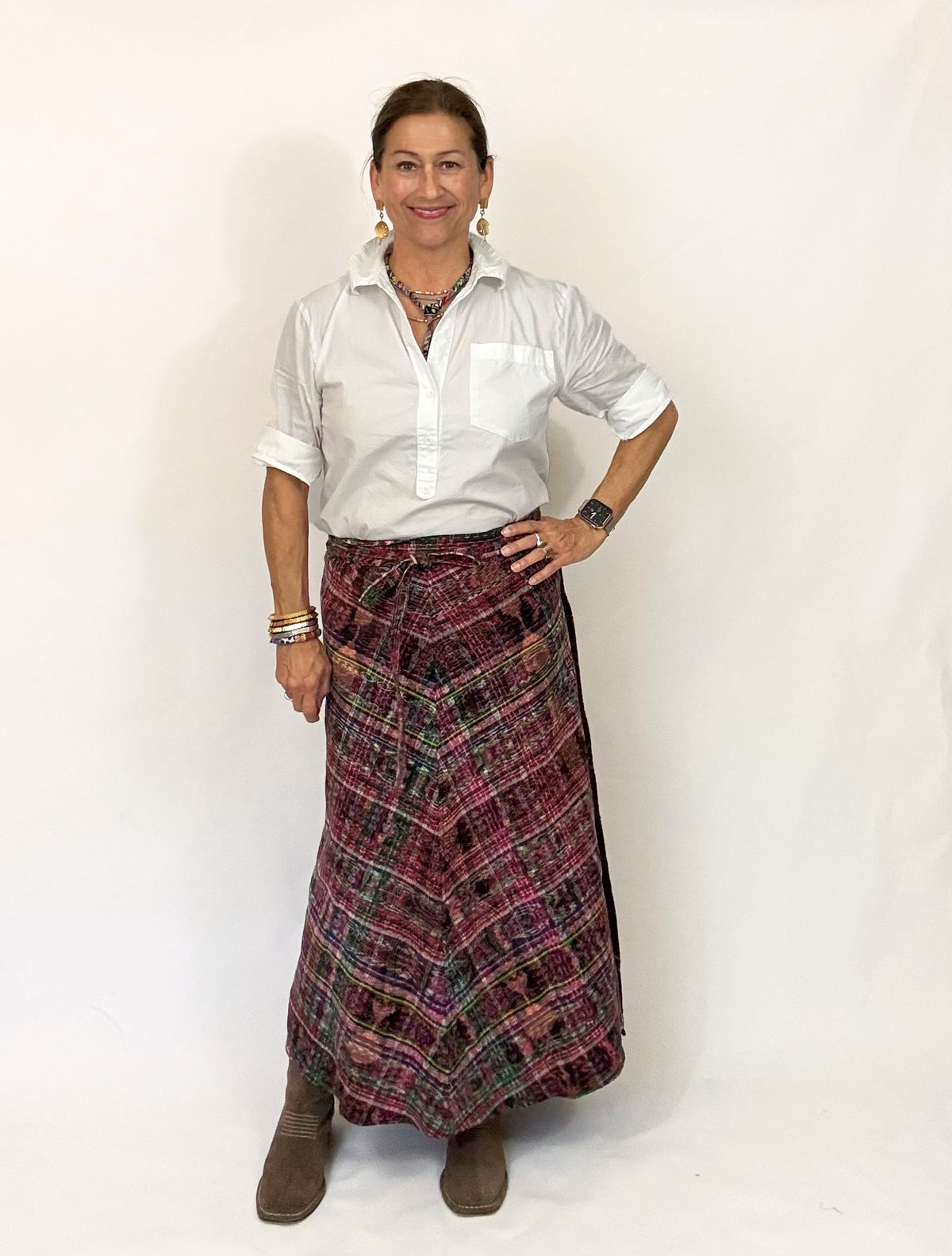 Antigua Skirt - Pink Multi