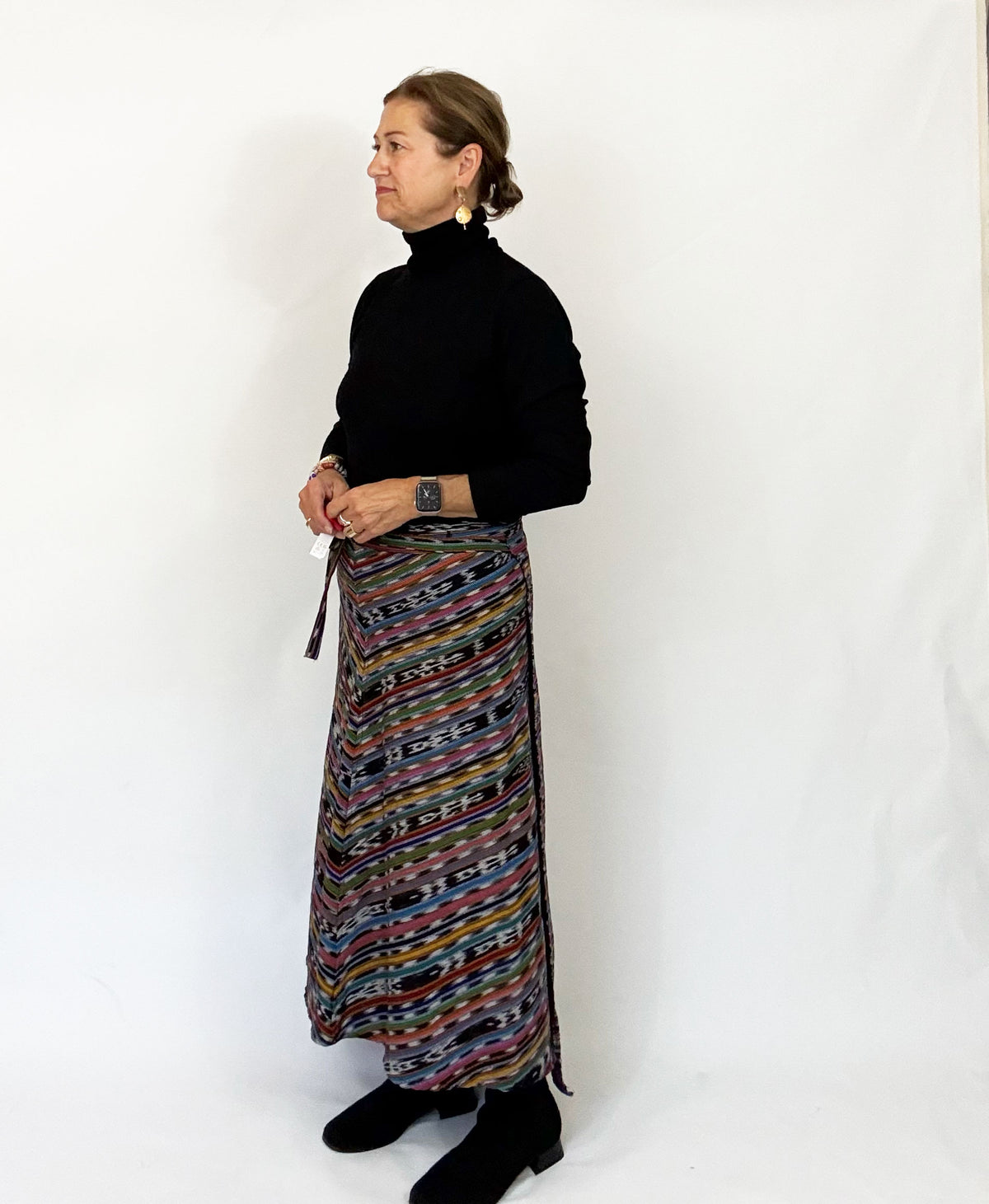 Antigua Skirt - Multi Color Stripe
