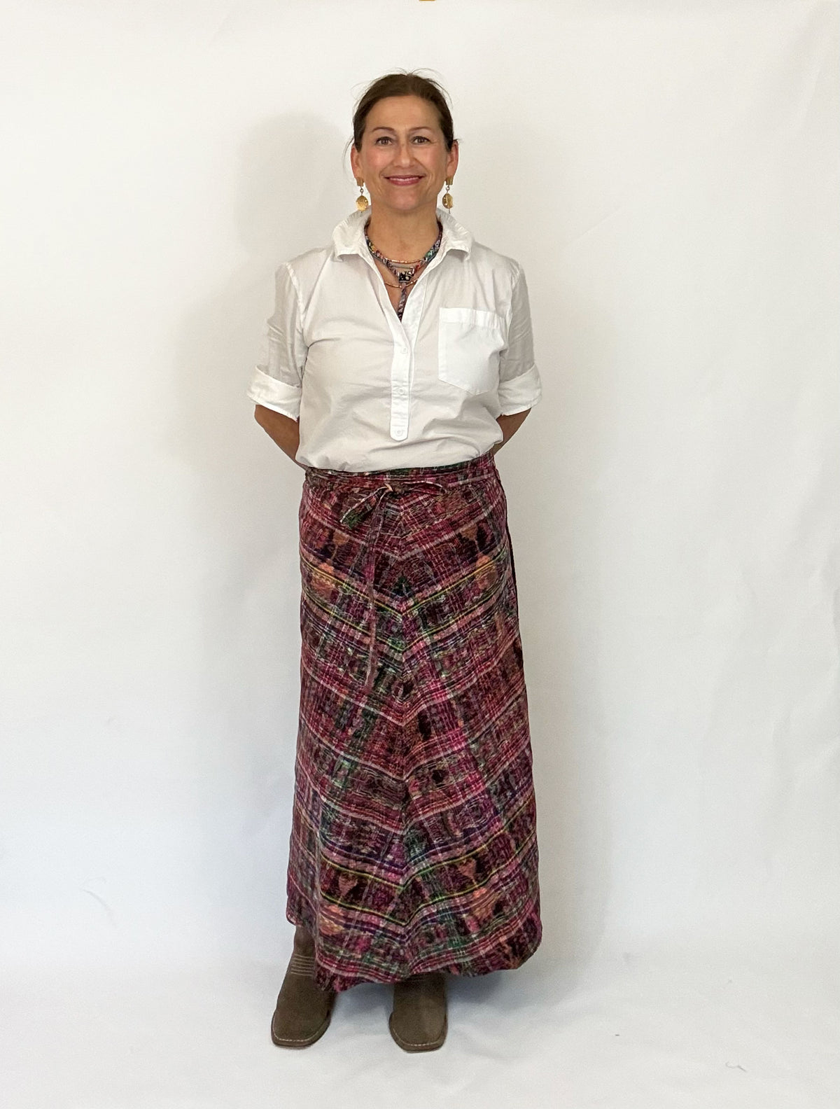 Antigua Skirt - Pink Multi