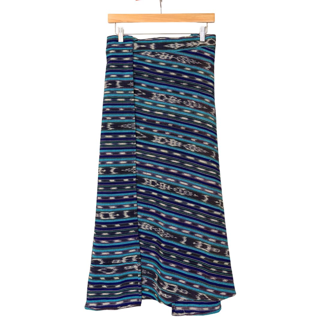Antigua Skirt - Turquoise Stripe