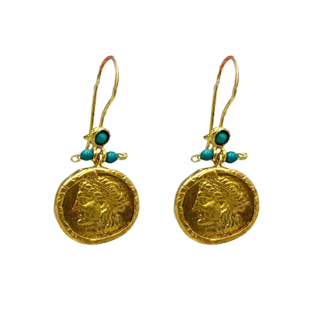 Greco Coin Earrings