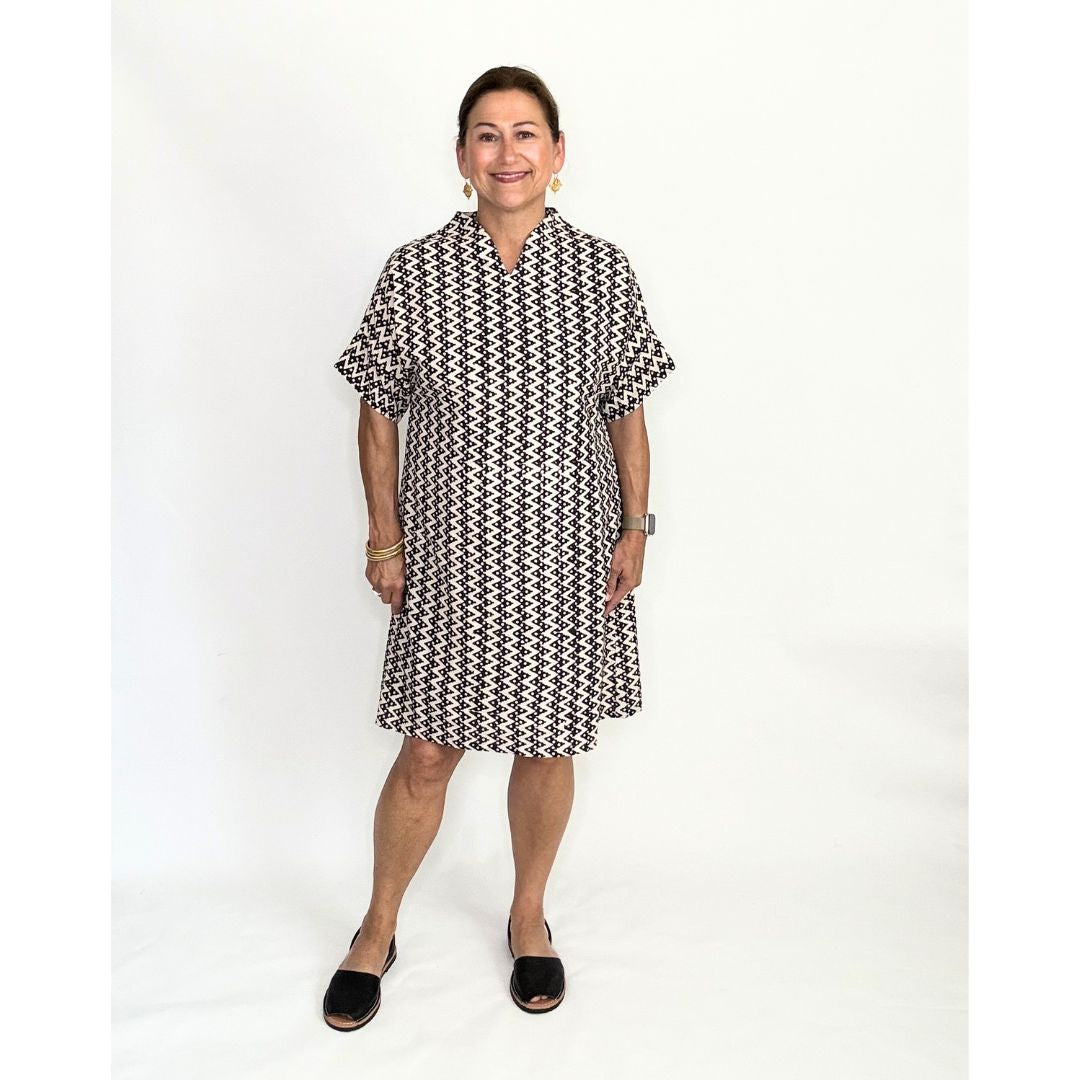 Vittoria Dress - Zig Zag