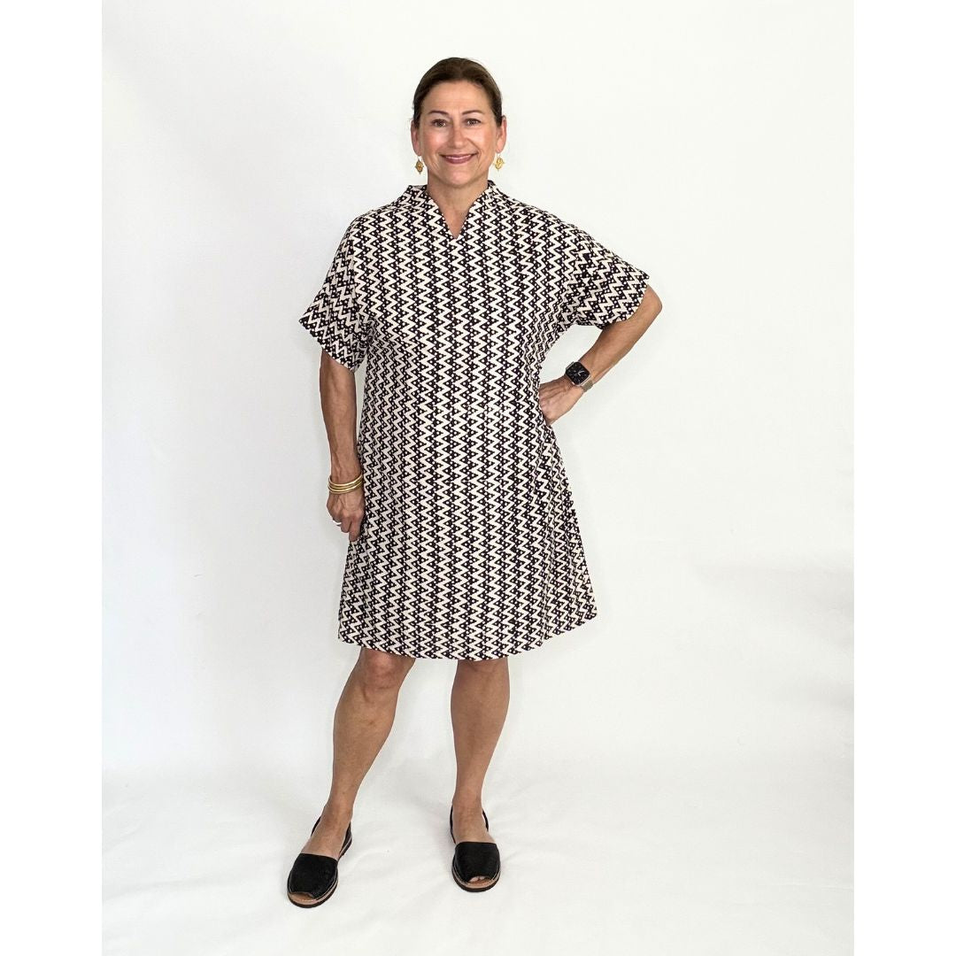 Vittoria Dress - Zig Zag