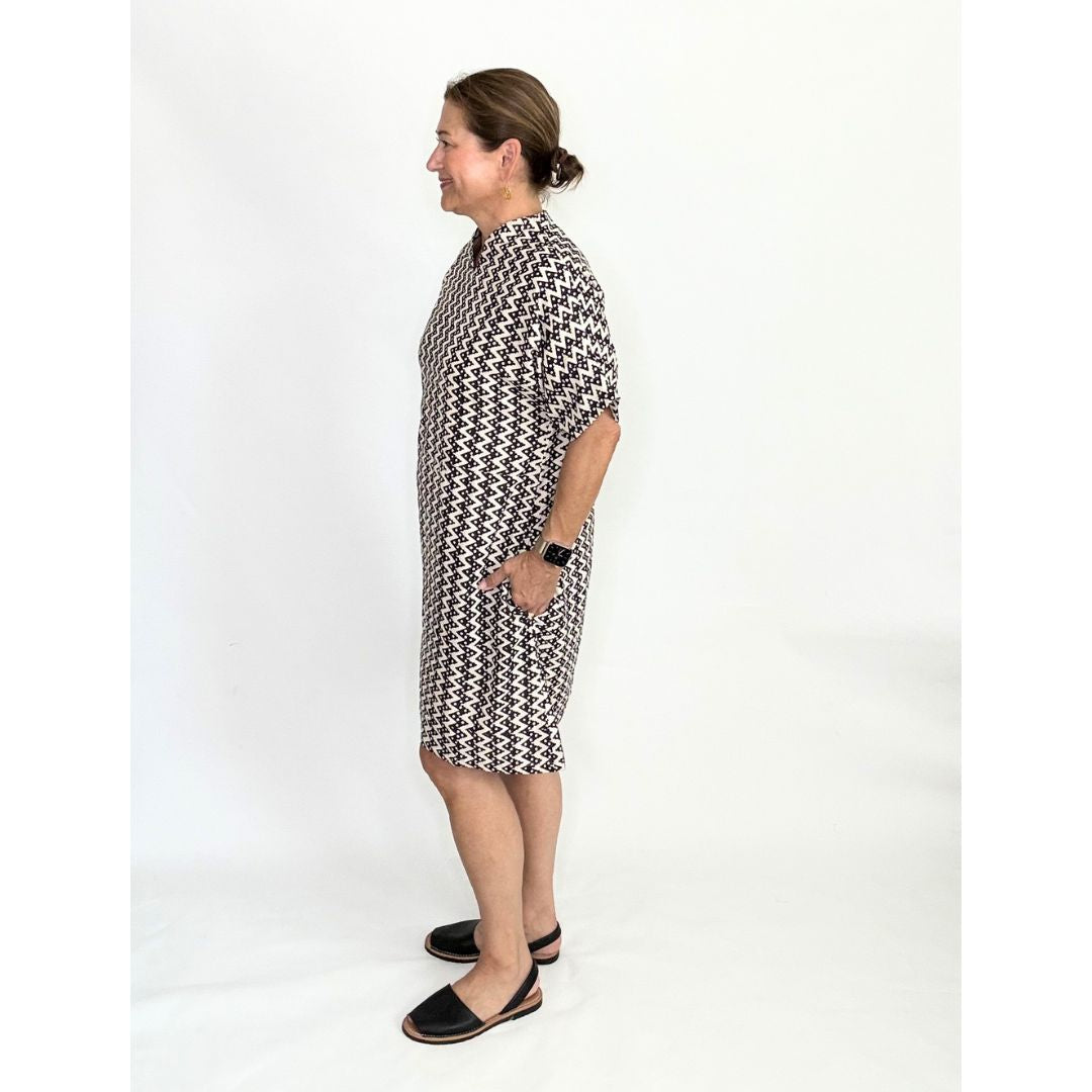 Vittoria Dress - Zig Zag