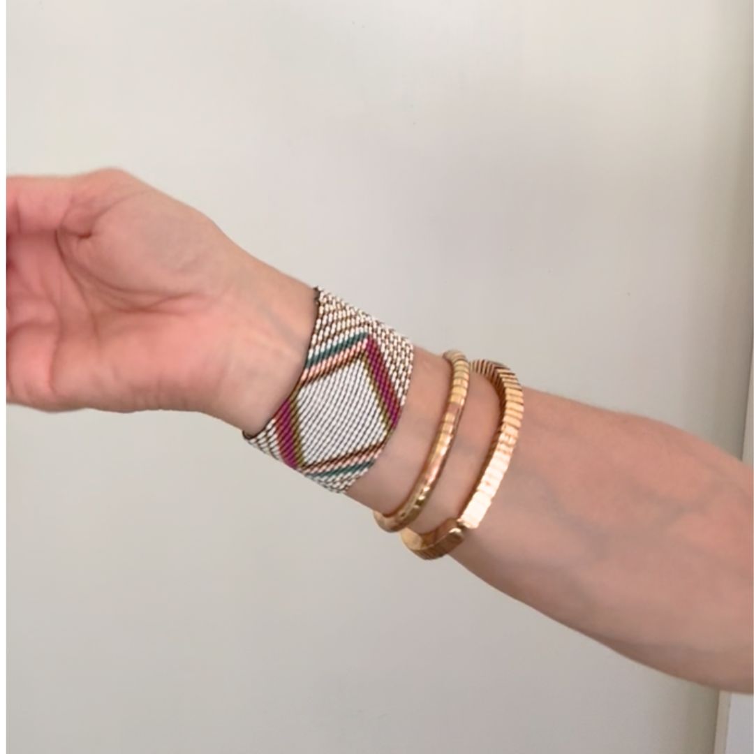 Brooklyn Bracelet - Cream Multi