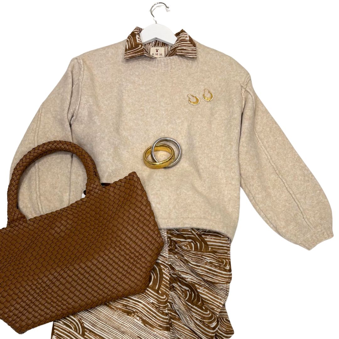 Jenna Tote Bag - Tan