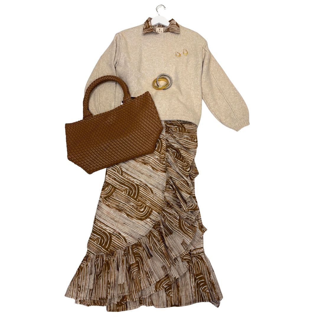 Jenna Tote Bag - Tan