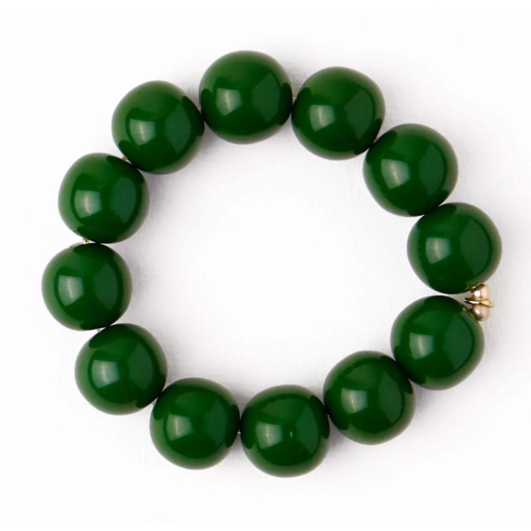 Cece Beaded Bracelet - Green