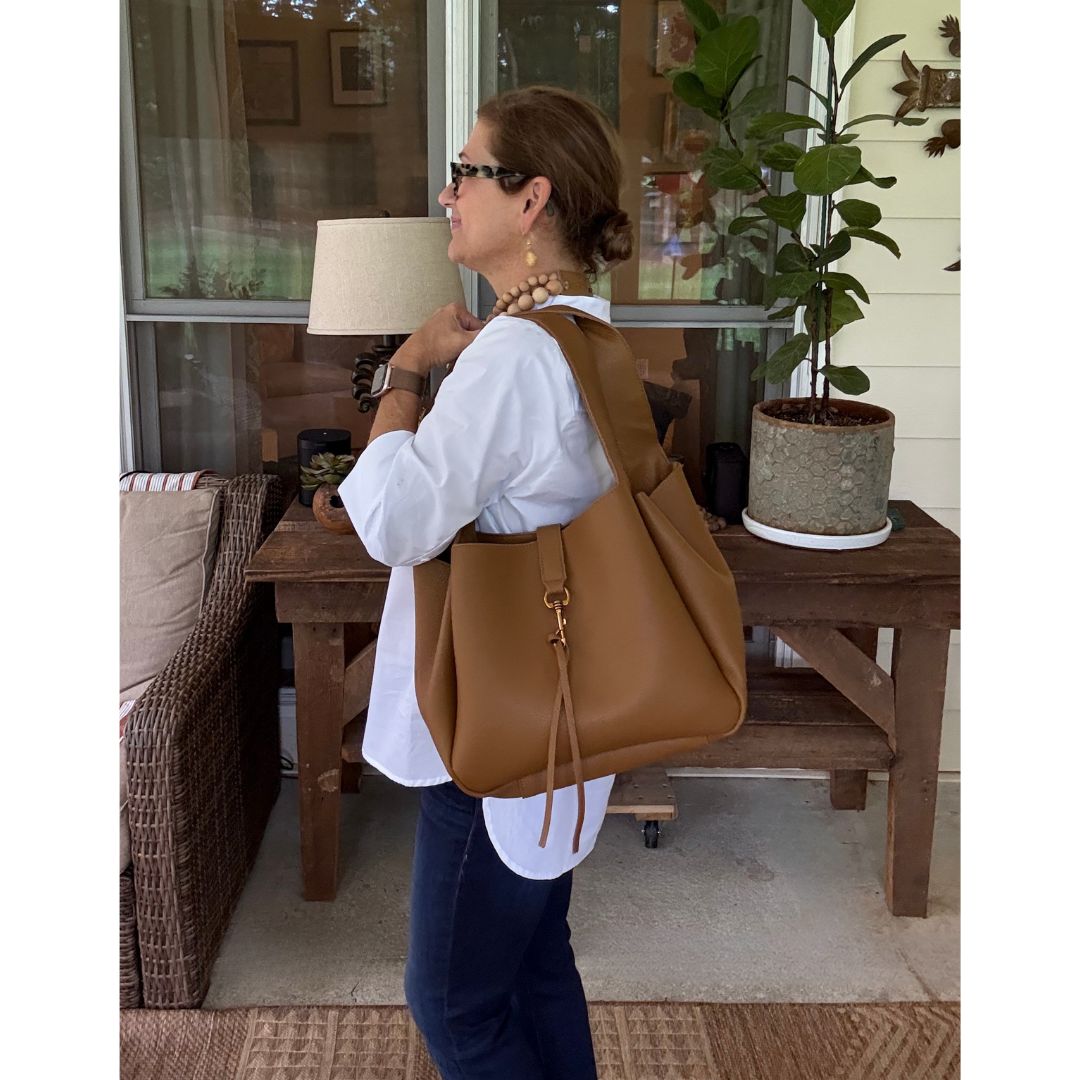 Elyse Shoulder Bag - Tan