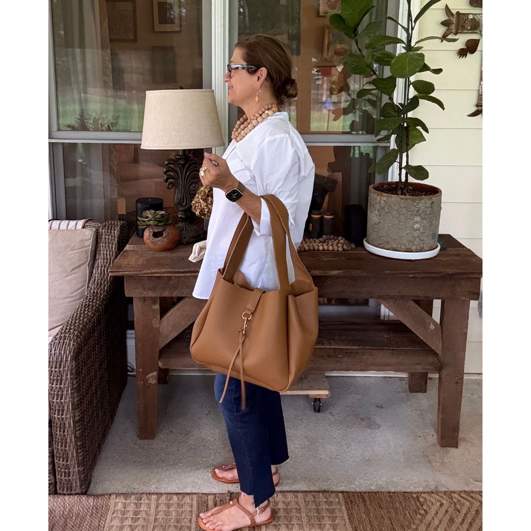 Elyse Shoulder Bag - Tan