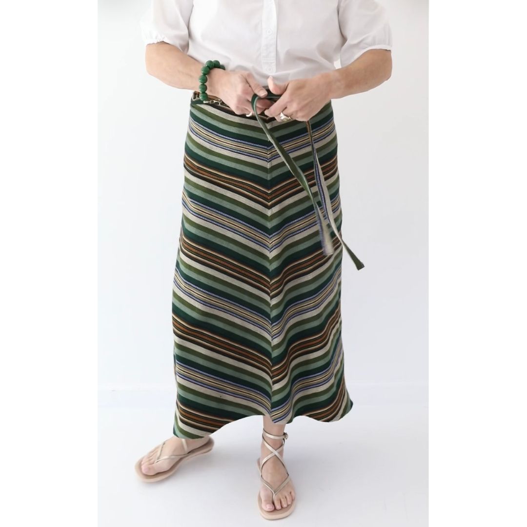 Antigua Skirt - Green Multicolor