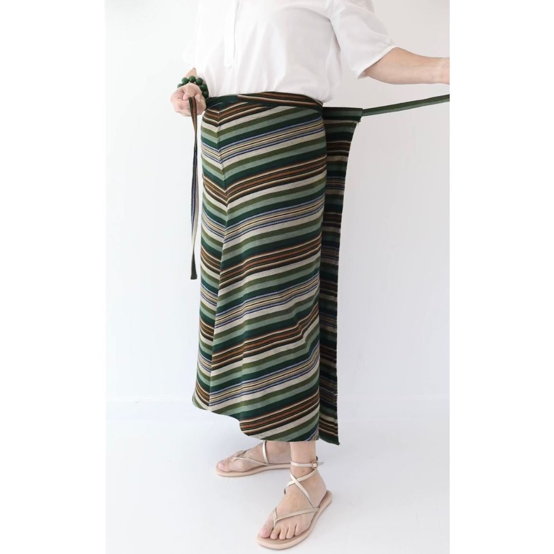 Antigua Skirt - Green Multicolor