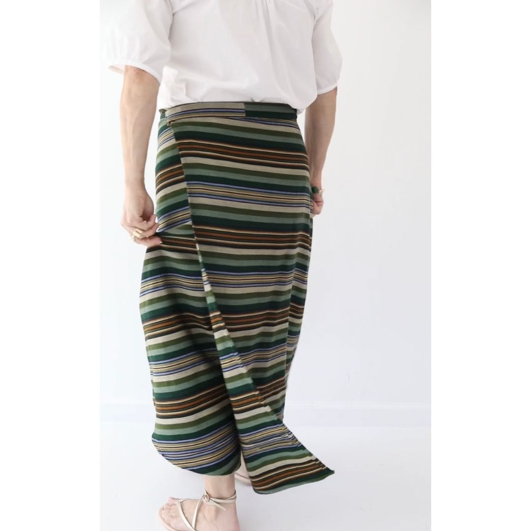 Antigua Skirt - Green Multicolor