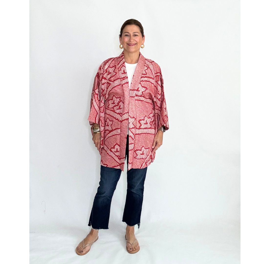 Japanese Haori - Floral Motif