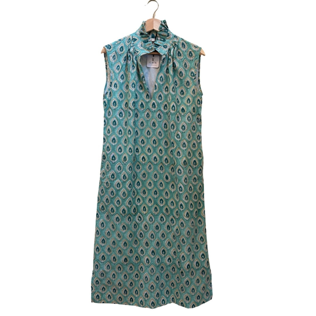 Kate Dress - Green Leaf Print