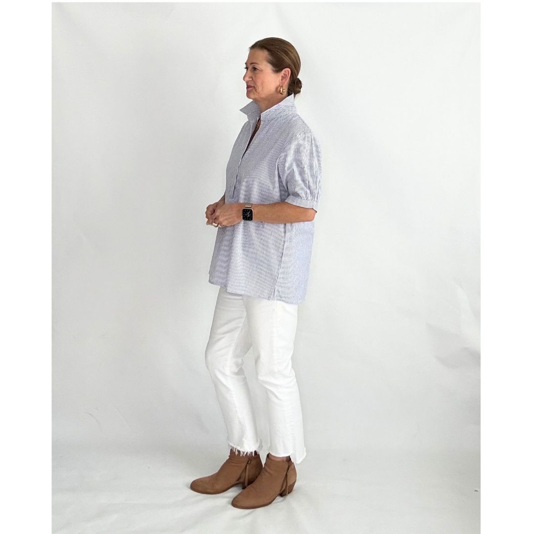Kathya 2.0 - Blue/White Stripe
