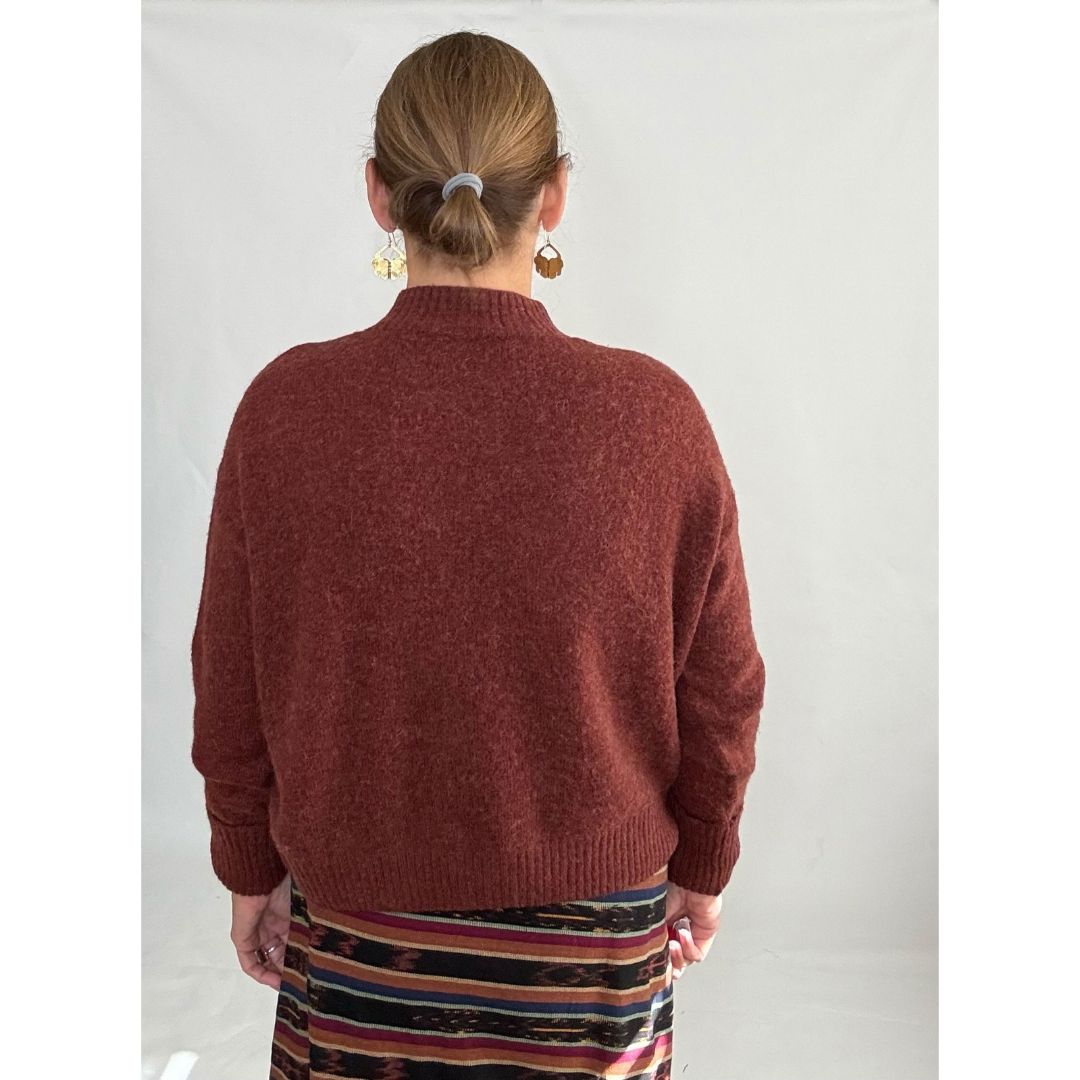 Lua Cardigan - Garnet