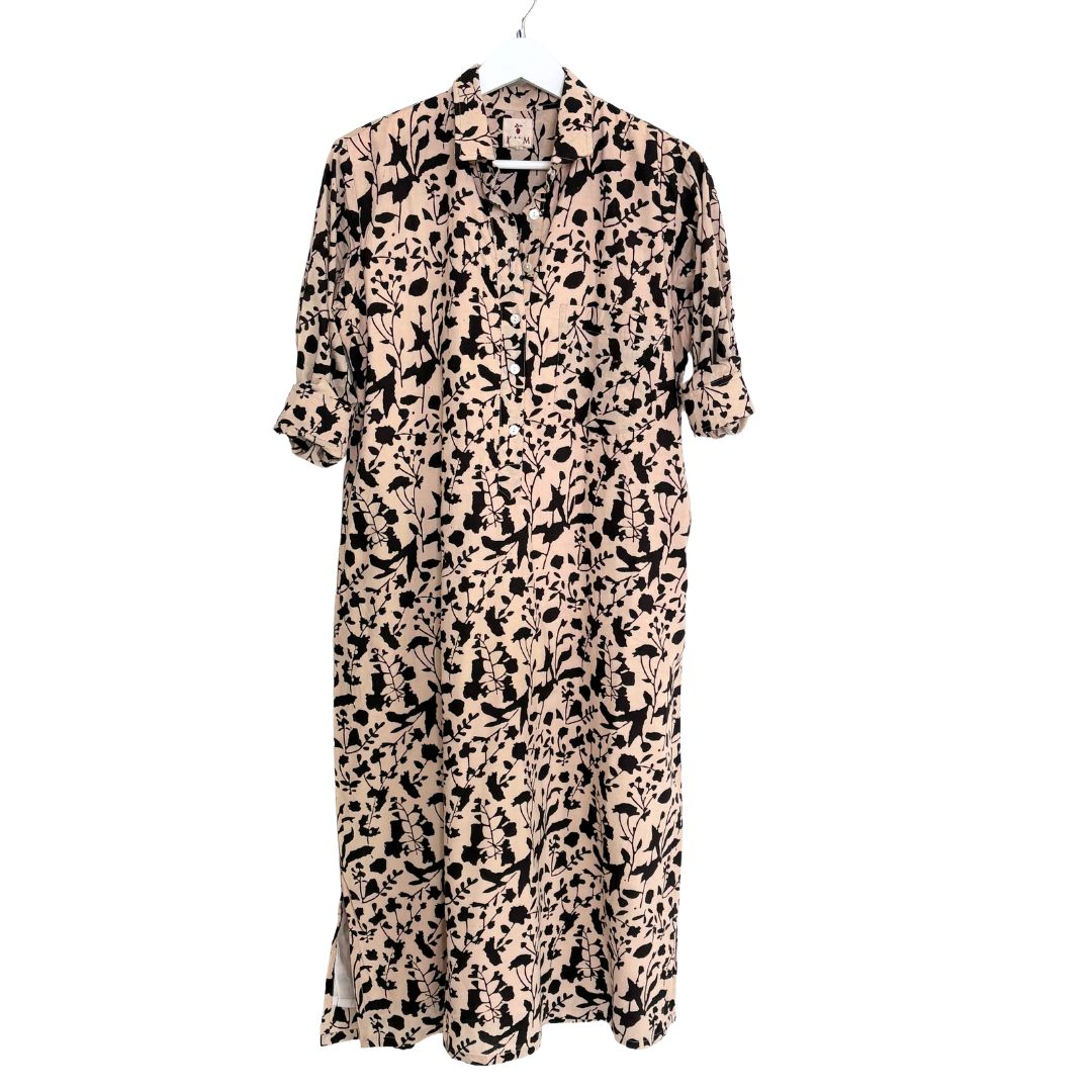Lucia Shirt Dress - Falling Leaves