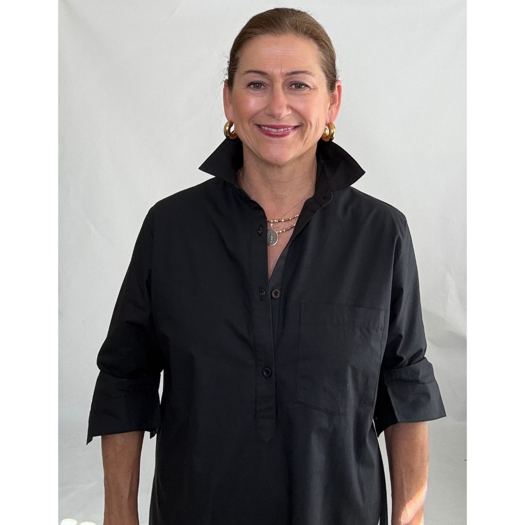 Lucia Shirt Dress - Black
