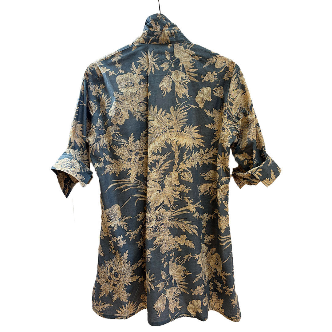 Lucia Printed Top - Blue Floral