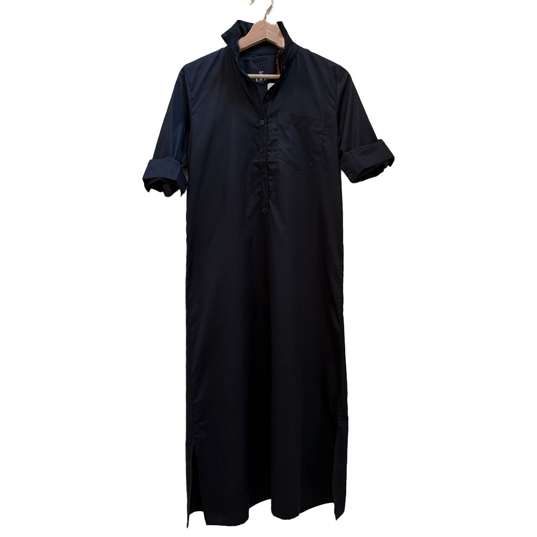 Lucia Shirt Dress - Black