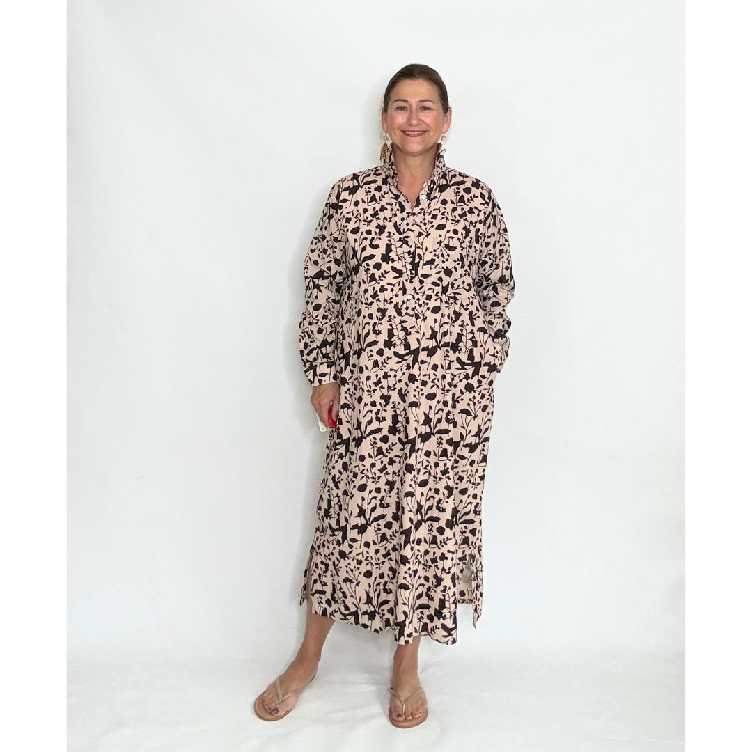 Lucia Shirt Dress - Falling Leaves
