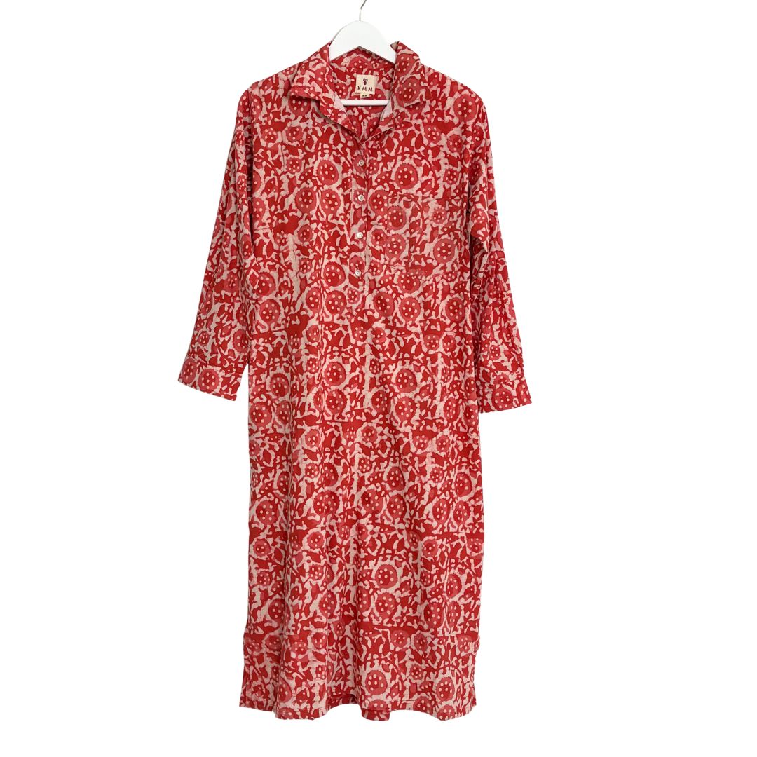 Lucia Shirt Dress - Pink Floral