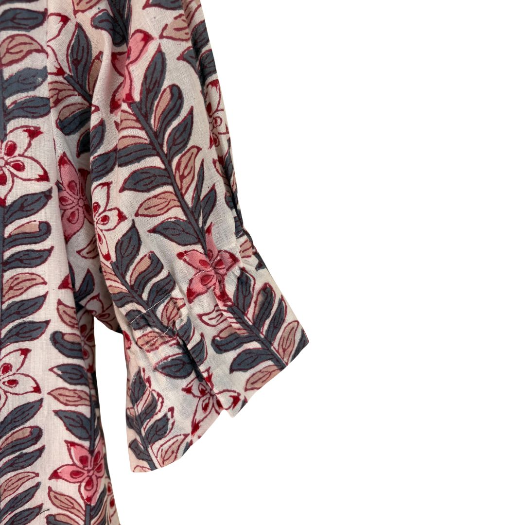 Merritt Top - Pink/Green Floral