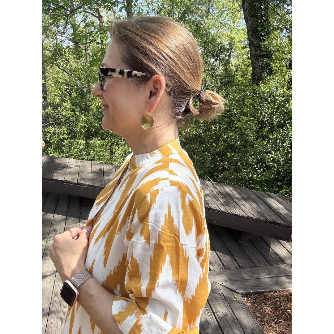 Mia Dress - Chevron
