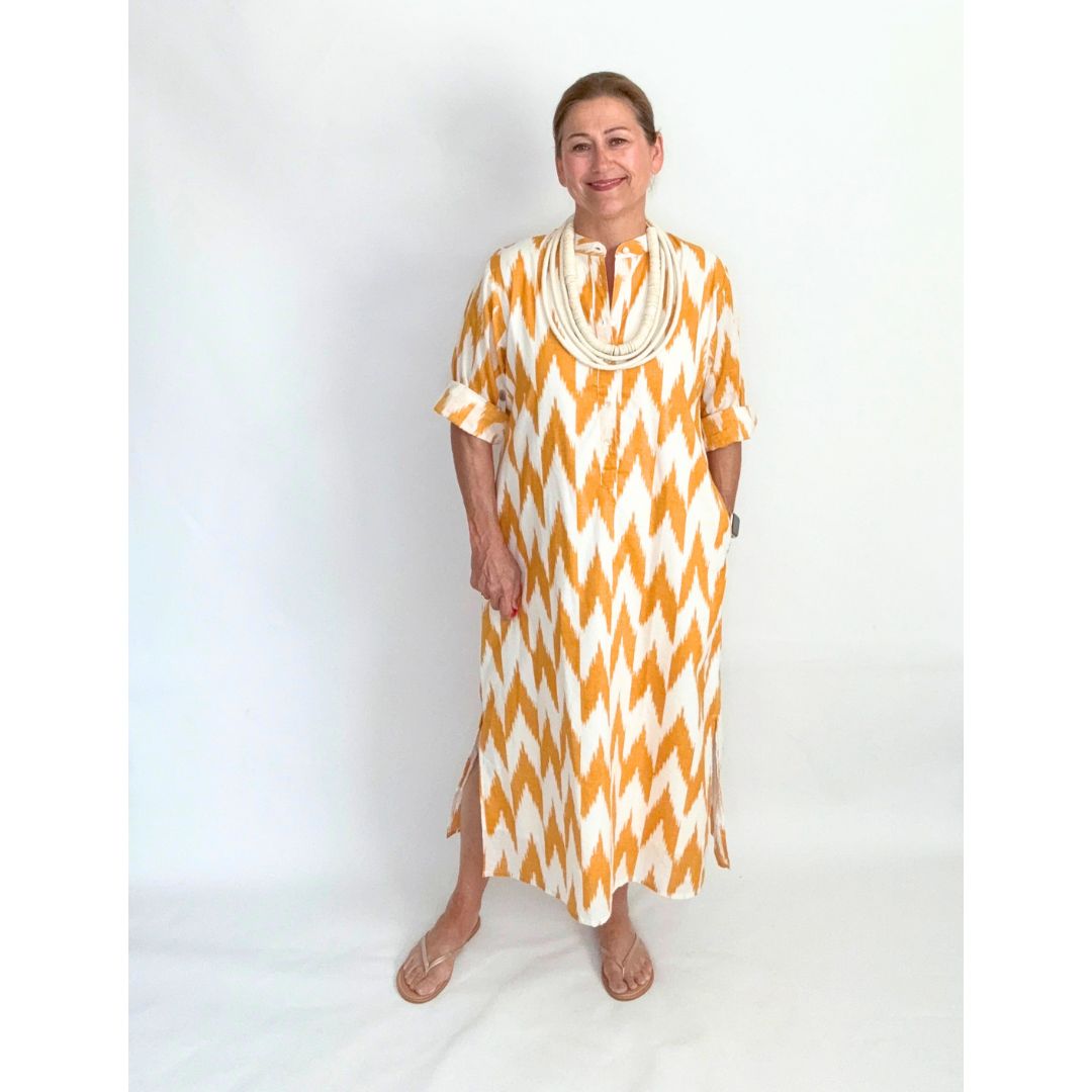 Mia Dress - Chevron