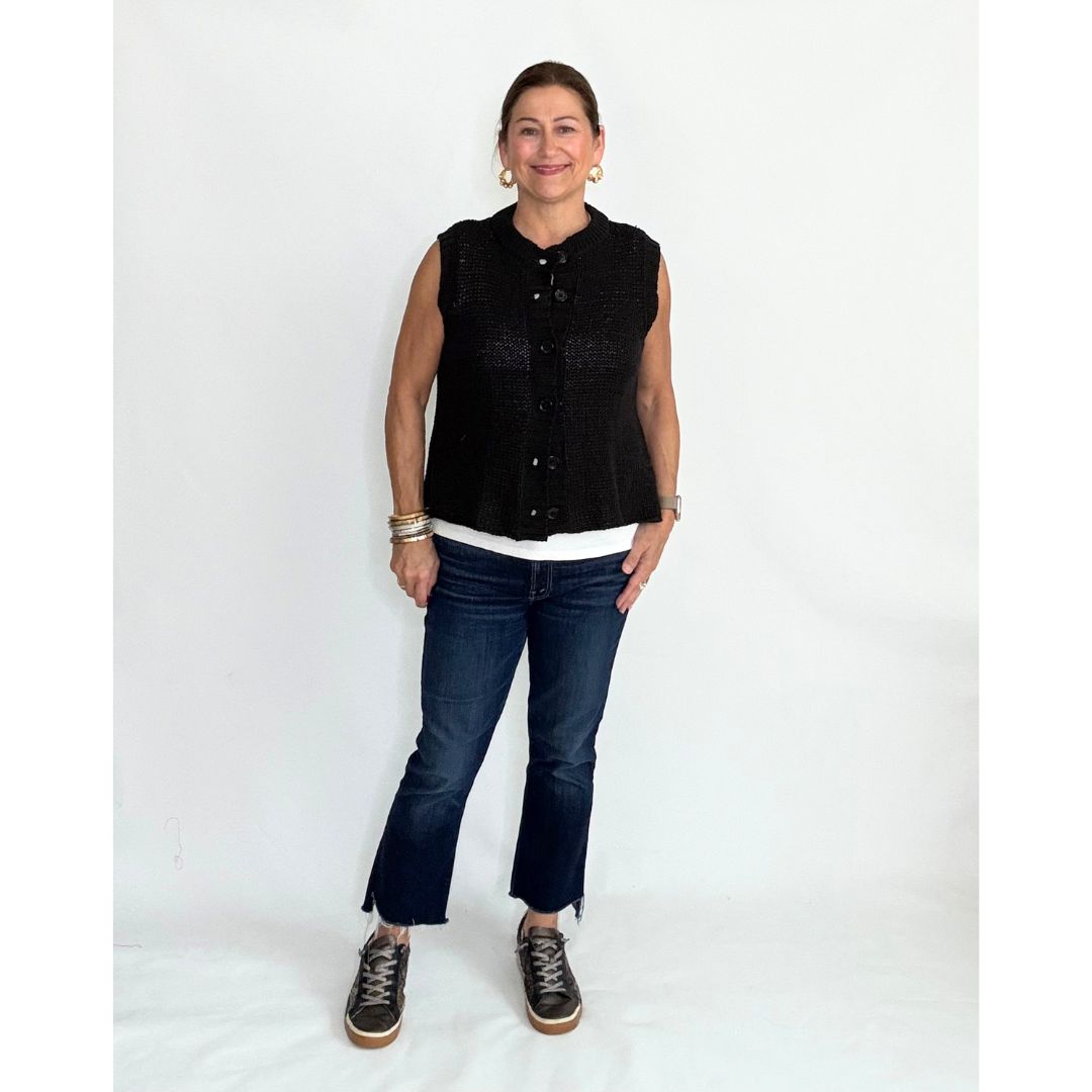 Ollie Button Sweater Vest