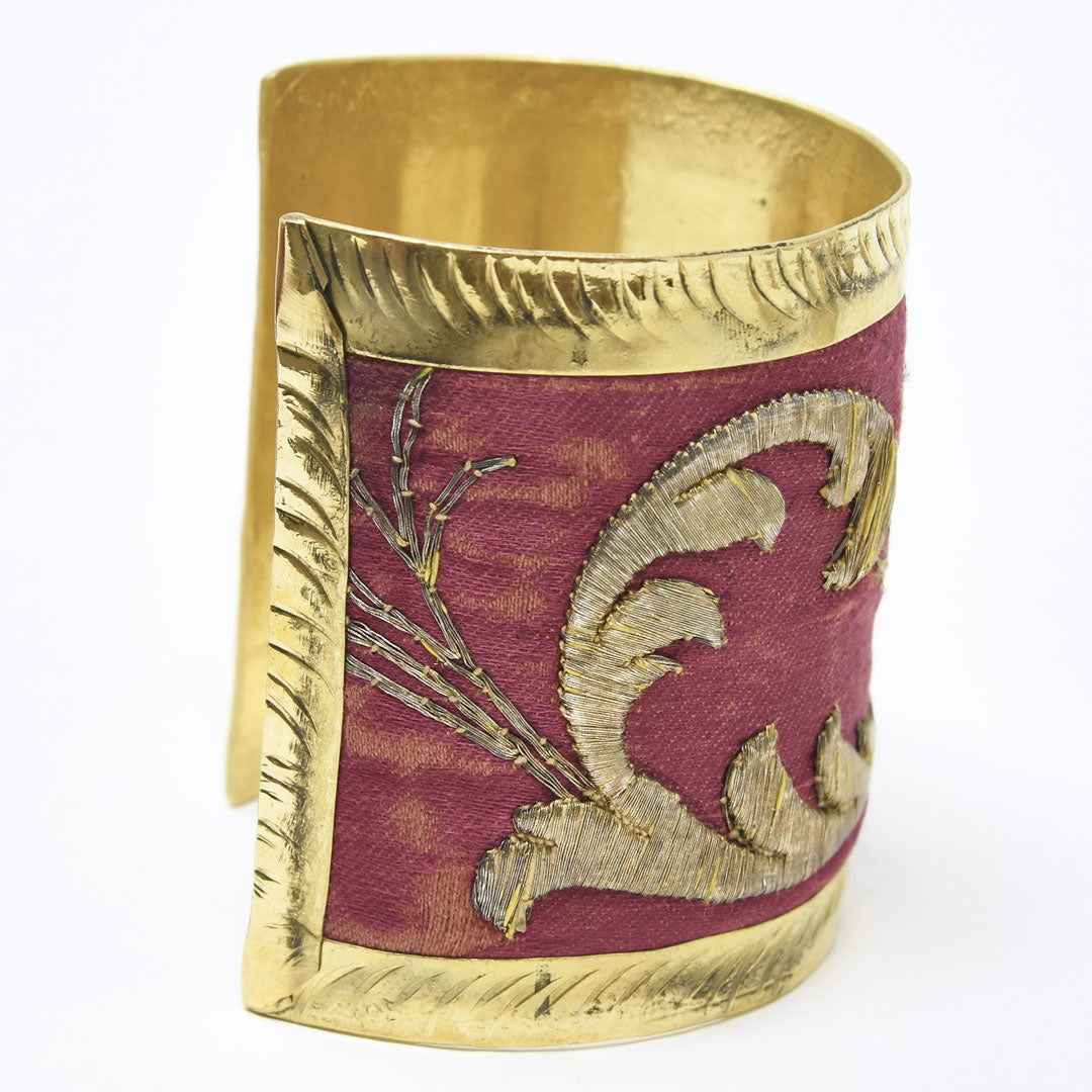 Turkish Cuff Bracelet-Burgundy