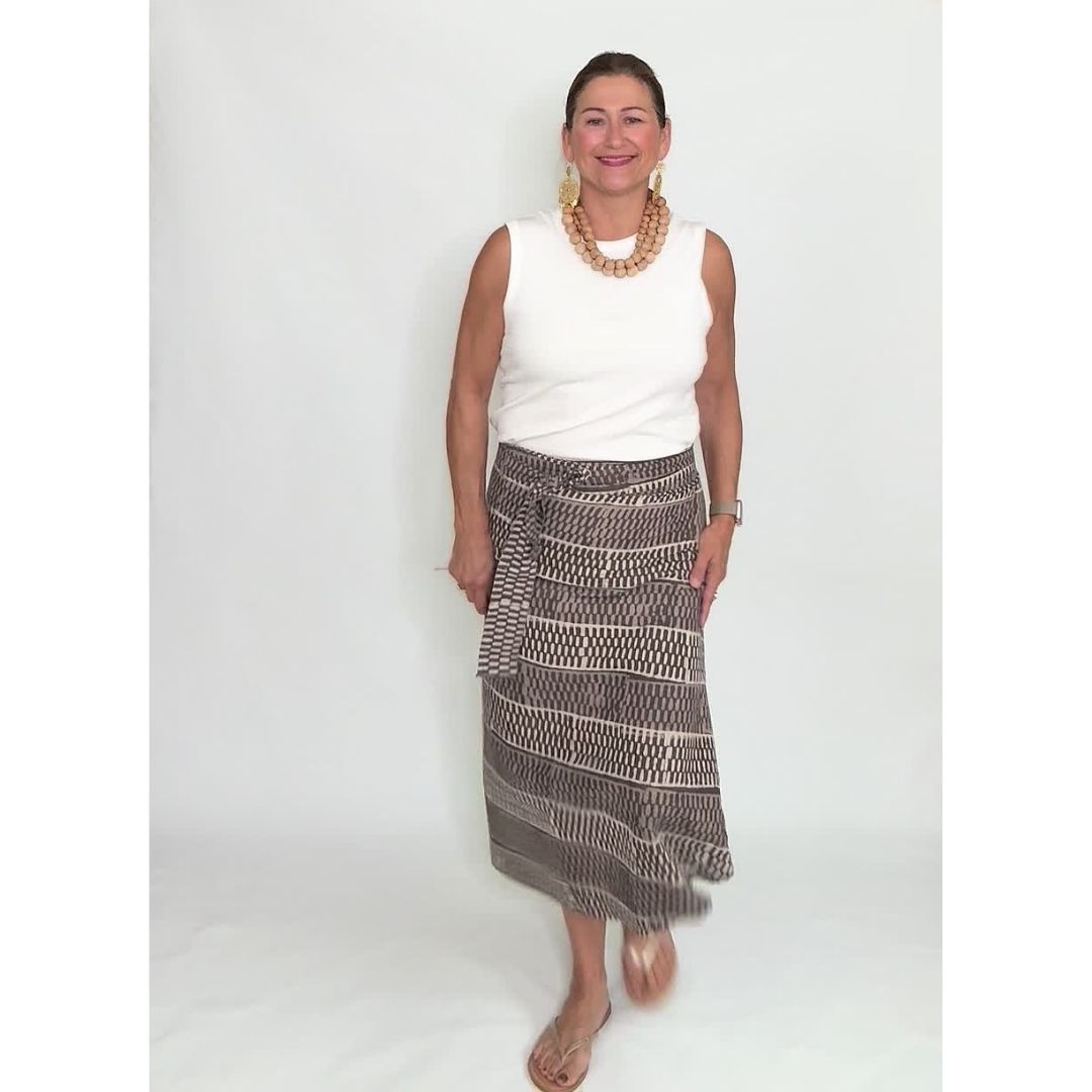 Verona Midi Skirt - Desert