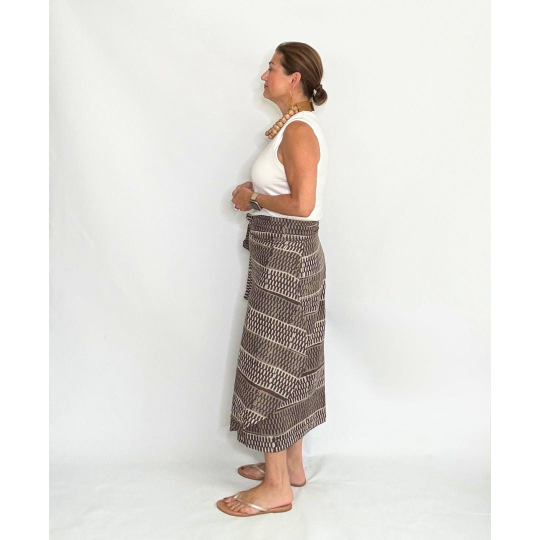 Verona Midi Skirt - Desert