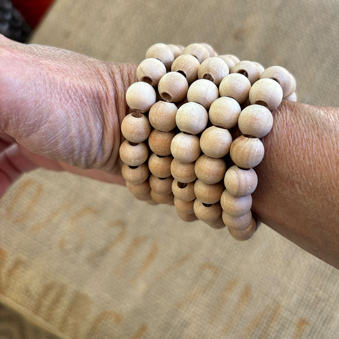 Wooden Beaded Bracelets