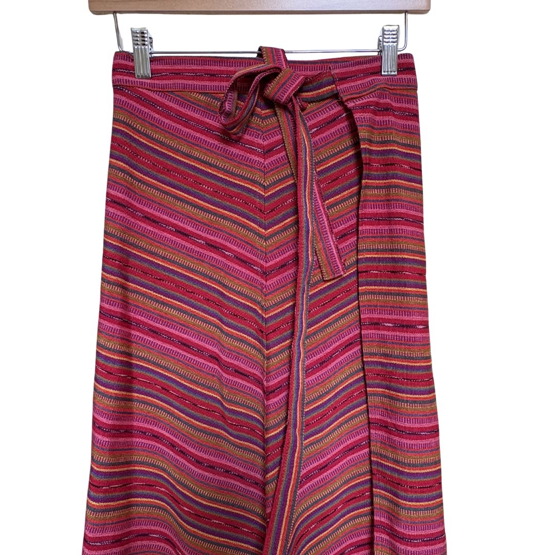 Antigua Skirt - Pink Multicolor Stripe