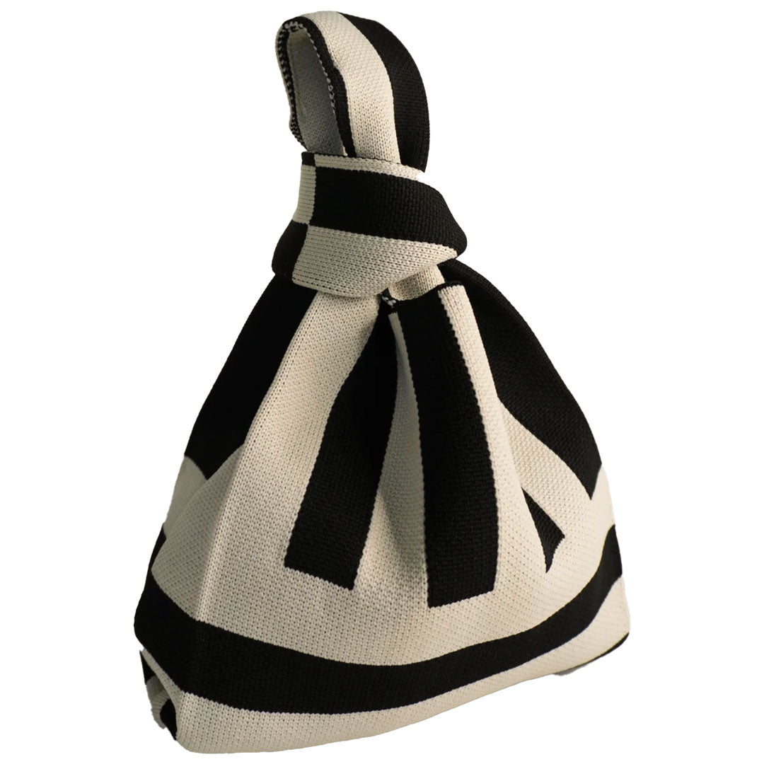 ABC - Black and White Stripe Bag