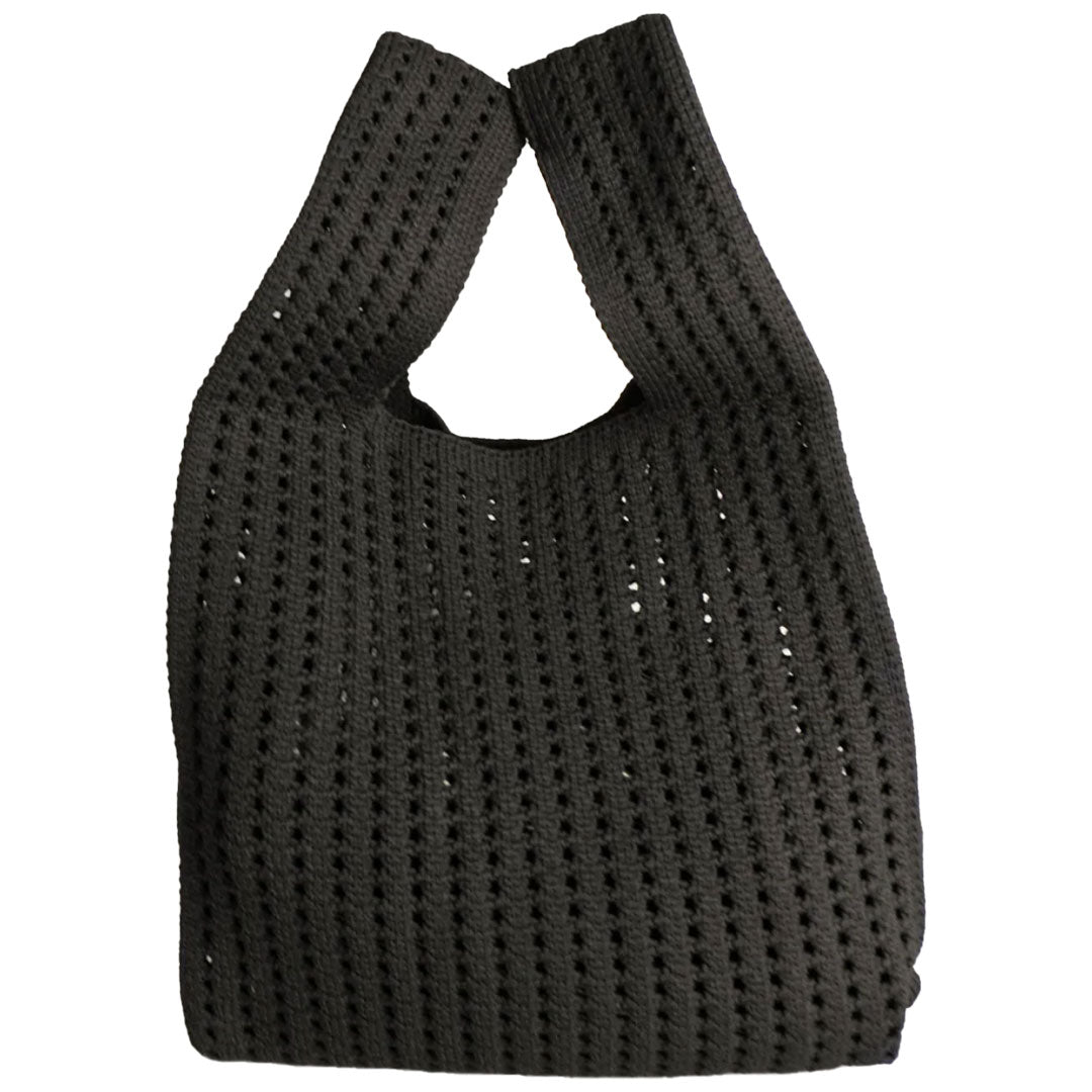 ABC - Crochet Bag Black