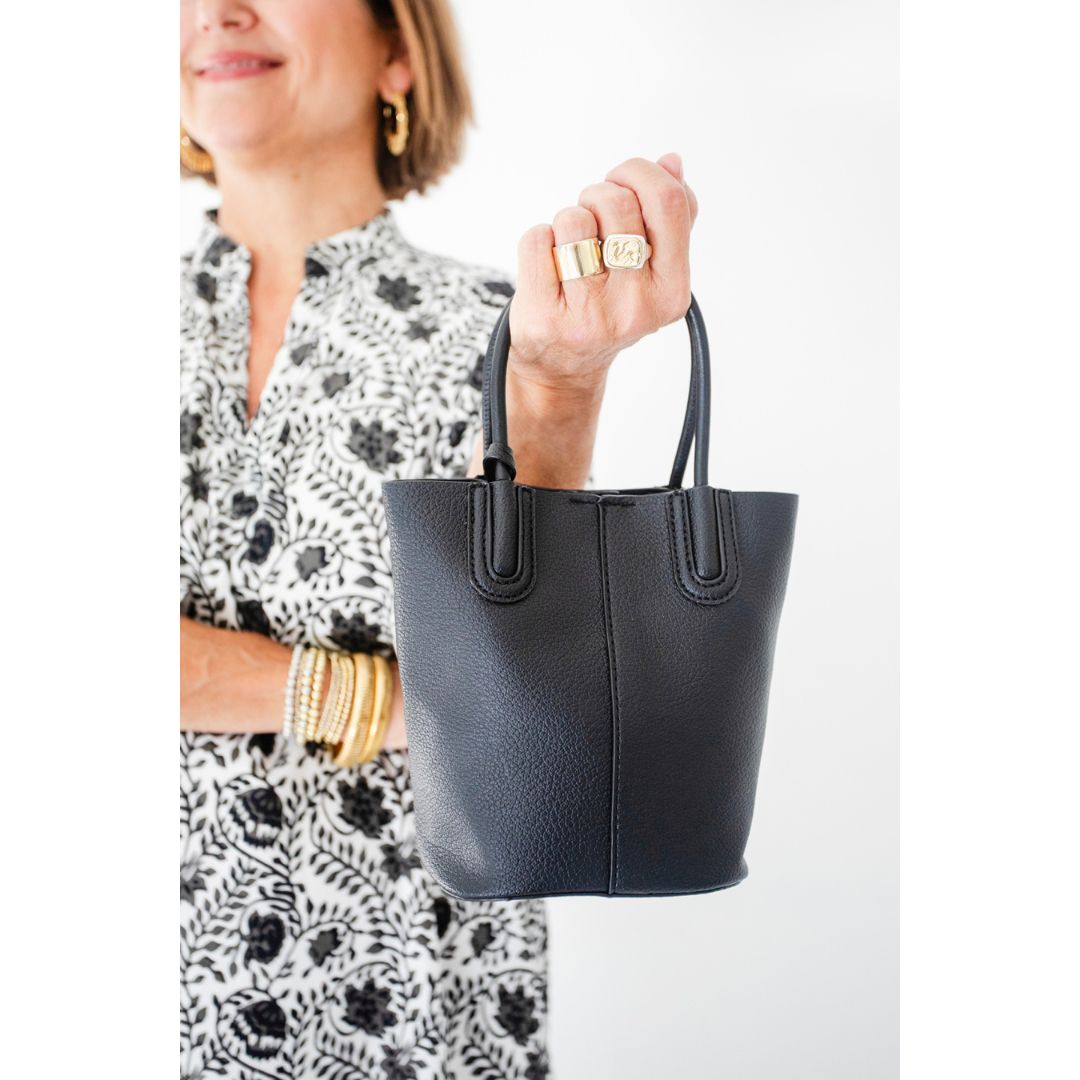 Margot Bucket Bag - Black