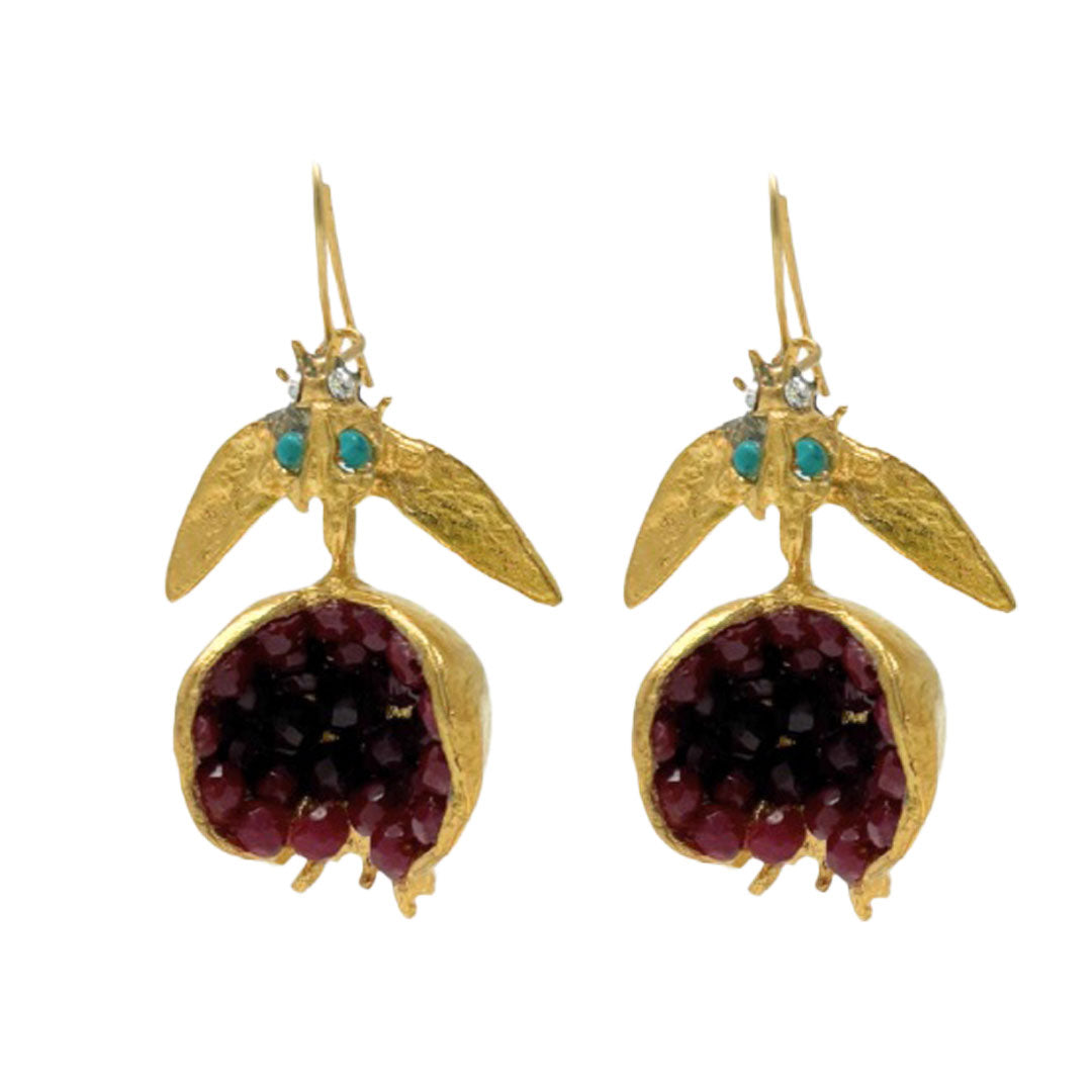 Pomegranate Earrings