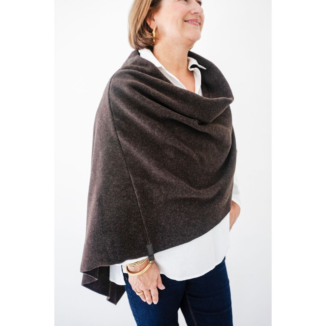 Henriette Poncho - Chocolate