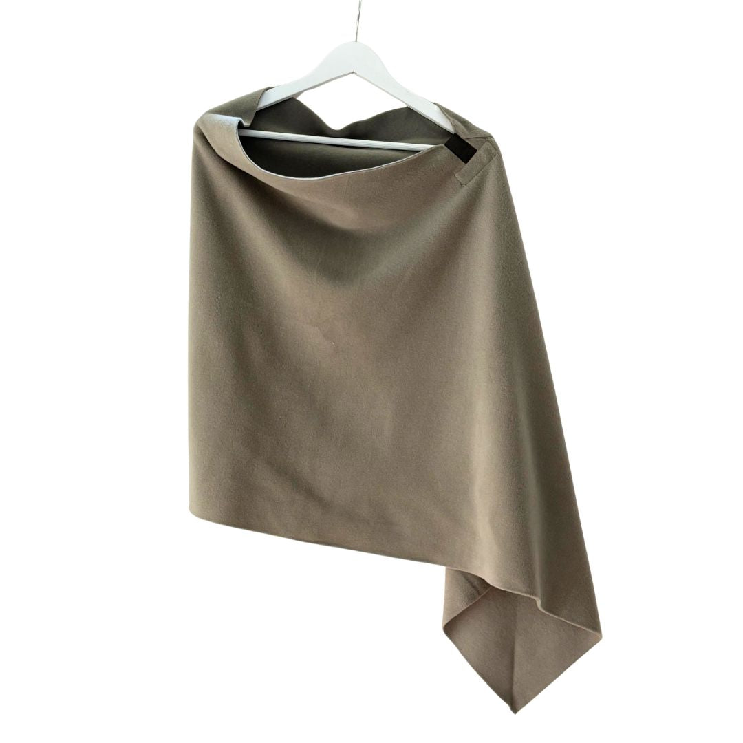 Henriette Poncho - Elephant Grey