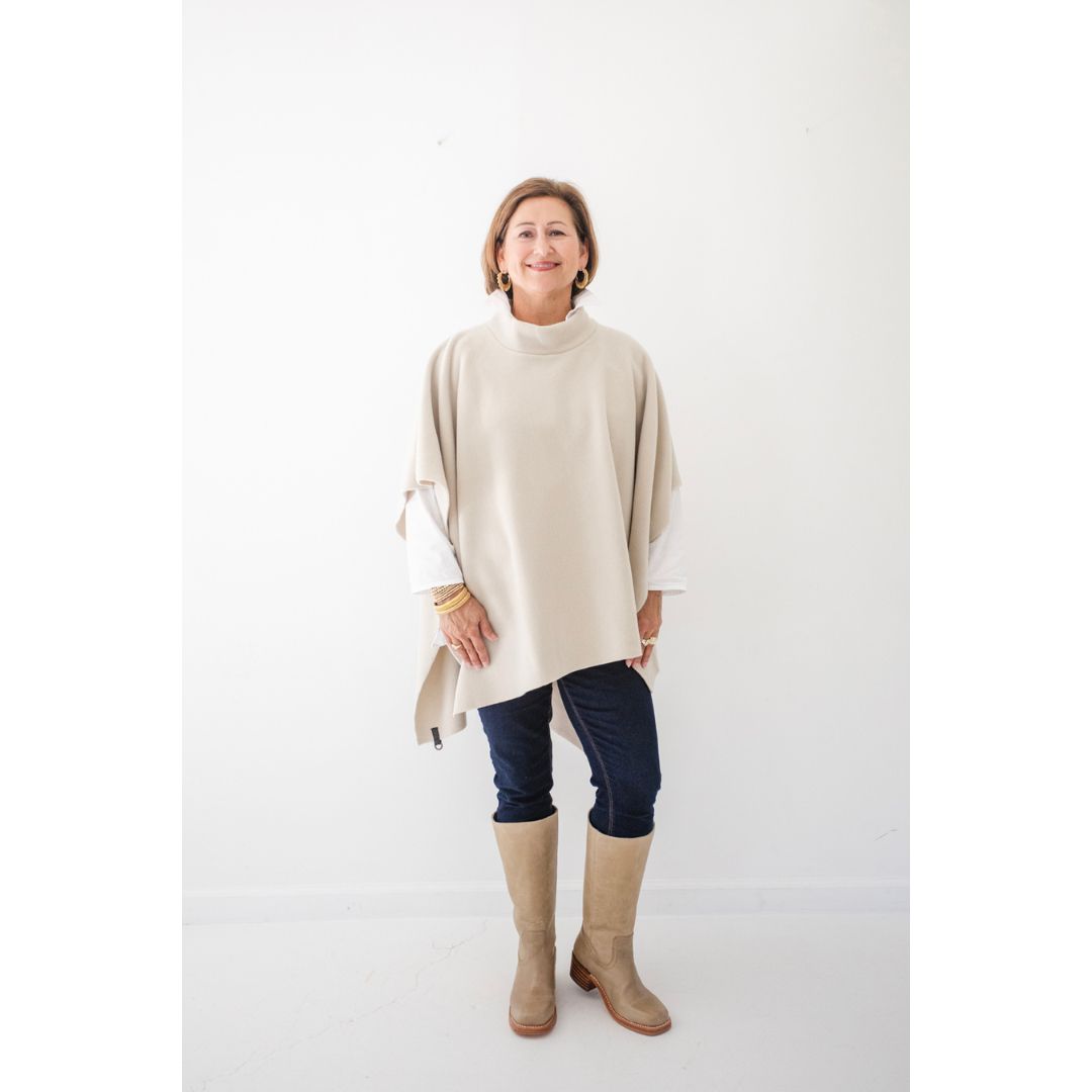 Agnes Poncho - Ecru