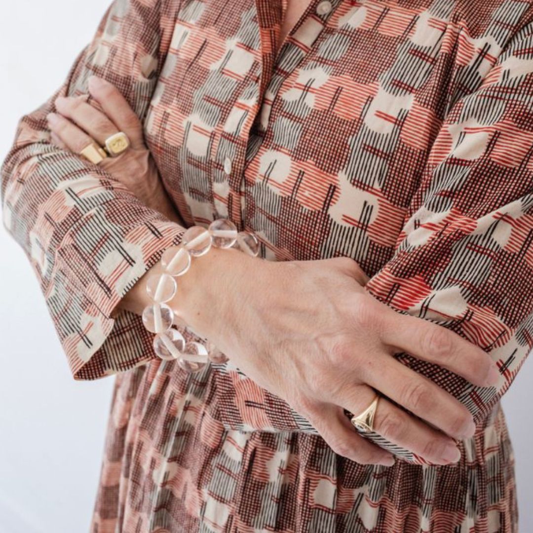 Cece Beaded Bracelet - Clear