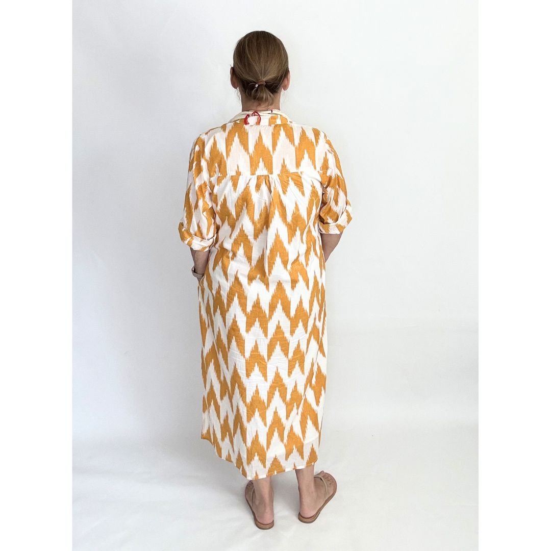 Mia Dress - Chevron
