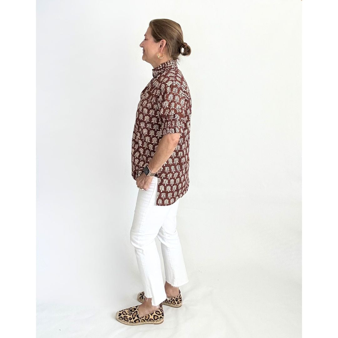 Merritt Top - Crimson